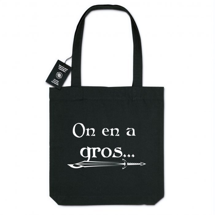 Totebag noir On en a gros