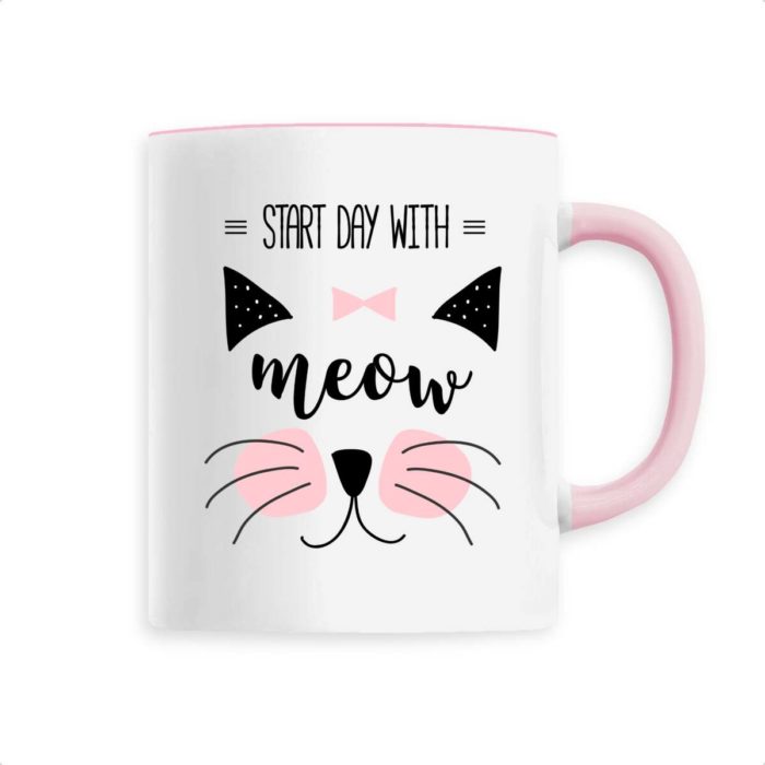Mug Start day with Meow