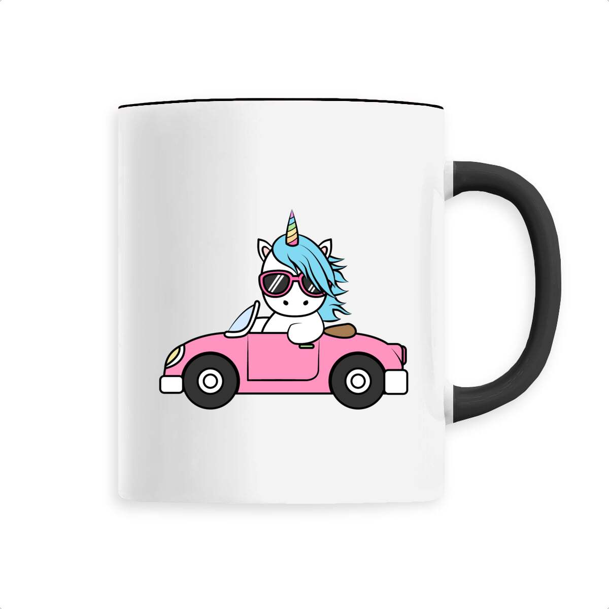 Mug Unicorn fast car