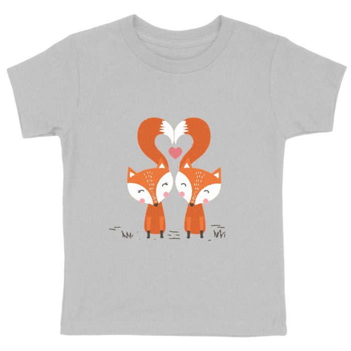 T-shirt Amour de renard
