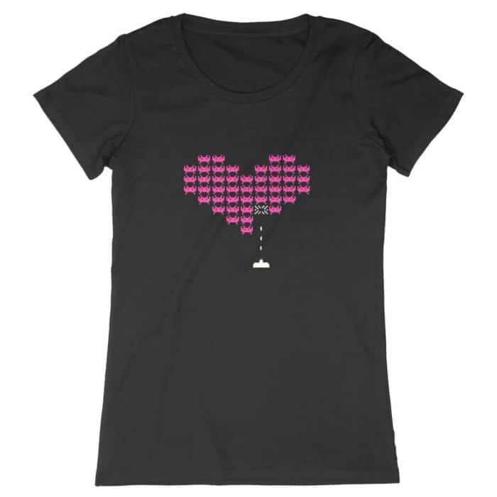 T-shirt Heart invaders