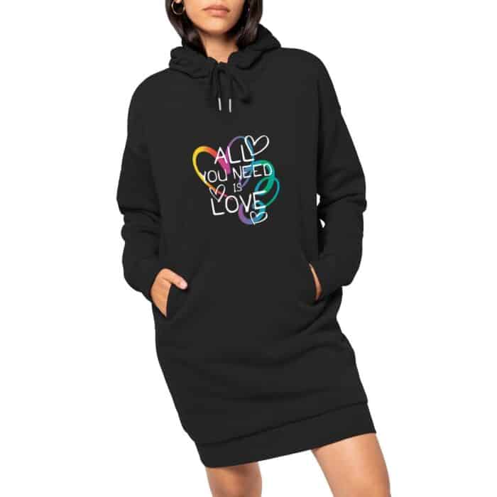 Robe sweat All you need is love