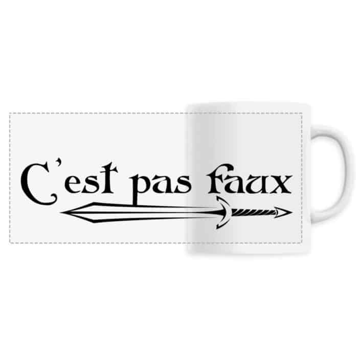 Mug panoramique C'est pas faux