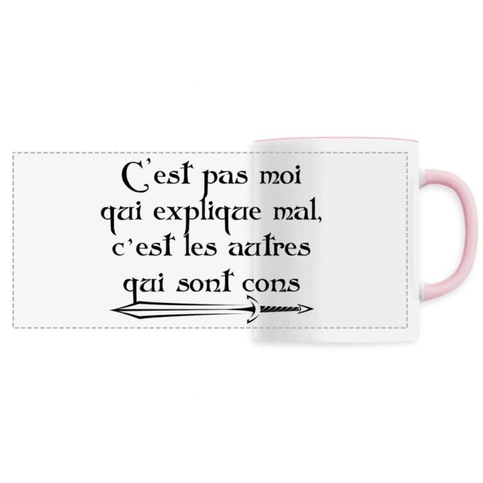Mug panoramique C`est pas moi qui explique mal Kaamelott